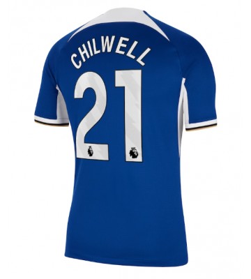 Chelsea Ben Chilwell #21 Replica Home Stadium Shirt 2023-24 Short Sleeve